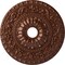 Ekena Millwork Vaduz Ceiling Medallion (Fits Canopies up to 3 1/2"), 23 1/2"OD x 3 1/2"ID x 2 1/8"P, Copper Penny CM23VACPS - alternate 1